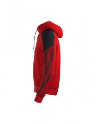 ERIMA EVO STAR Trainingsjacke mit Kapuze rot/schwarz