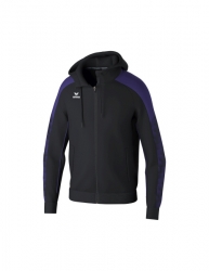 ERIMA EVO STAR Trainingsjacke mit Kapuze schwarz/ultra violet