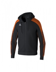 ERIMA EVO STAR Trainingsjacke mit Kapuze schwarz/orange