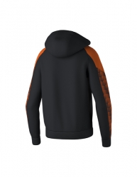 ERIMA EVO STAR Trainingsjacke mit Kapuze schwarz/orange