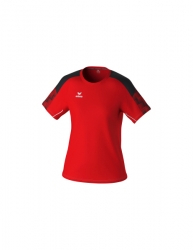 ERIMA Damen EVO STAR T-Shirt rot/schwarz