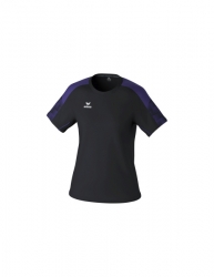 ERIMA Damen EVO STAR T-Shirt schwarz/ultra violet