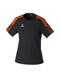 ERIMA Damen EVO STAR T-Shirt schwarz/orange