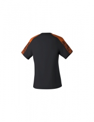 ERIMA Damen EVO STAR T-Shirt schwarz/orange