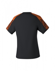 ERIMA Damen EVO STAR T-Shirt schwarz/orange