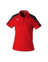 ERIMA Damen EVO STAR Poloshirt rot/schwarz