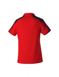 ERIMA Damen EVO STAR Poloshirt rot/schwarz