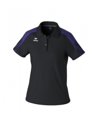 ERIMA Damen EVO STAR Poloshirt schwarz/ultra violet