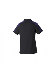 ERIMA Damen EVO STAR Poloshirt schwarz/ultra violet