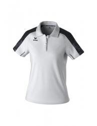 ERIMA Damen EVO STAR Poloshirt weiß/schwarz