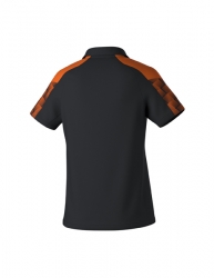 ERIMA Damen EVO STAR Poloshirt schwarz/orange