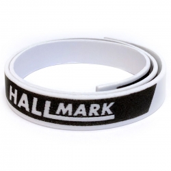 HALLMARK Kantenband 12mm für 1 Schläger schwarz/weiß