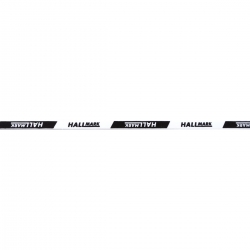 HALLMARK Kantenband 12mm für 1 Schläger schwarz/weiß