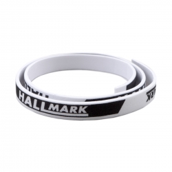 HALLMARK Kantenband 9mm für 1 Schläger schwarz/weiß