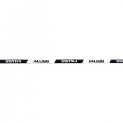 HALLMARK Kantenband 9mm für 1 Schläger schwarz/weiß