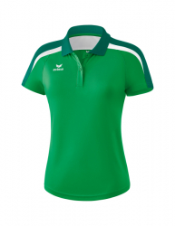 ERIMA Damen Liga 2.0 Poloshirt smaragd/evergreen/weiß (Sonderposten)