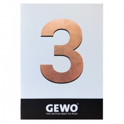 GEWO Platzierungstafel Gold-Silber-Bronze