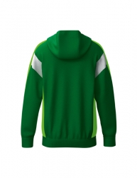 ERIMA CELEBRATE 125 Training Jacket with hood smaragd/green gecko