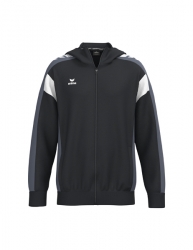 ERIMA CELEBRATE 125 Training Jacket with hood schwarz/slate grey