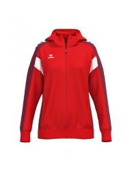 ERIMA Damen CELEBRATE 125 Training Jacket with hood rot/new bordeaux