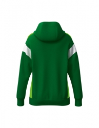ERIMA Damen CELEBRATE 125 Training Jacket with hood smaragd/green gecko