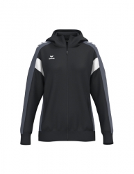ERIMA Damen CELEBRATE 125 Training Jacket with hood schwarz/slate grey