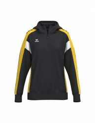 ERIMA Damen CELEBRATE 125 Training Jacket with hood schwarz/gelb