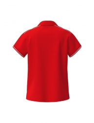 ERIMA Damen CMPT Poloshirt rot/weiß