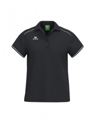 ERIMA Damen CMPT Poloshirt schwarz/weiß