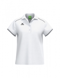 ERIMA Damen CMPT Poloshirt weiß/schwarz
