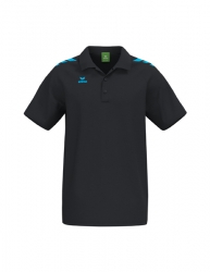 ERIMA CMPT 3 Wings Poloshirt schwarz/curacao