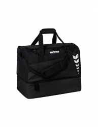 SIX WINGS Sporttasche mit Bodenfach schwarz
