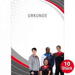 GEWO Set 10x Urkunde Team 2025