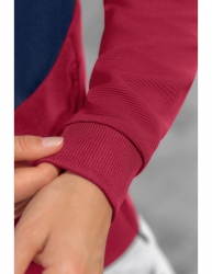 ERIMA Damen Squad Trainingsjacke mit Kapuze new navy/bordeaux/silver grey (Sonderposten)