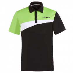 GEWO Poloshirt Fondi I schwarz/lime