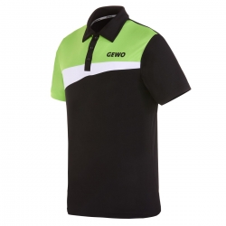 GEWO Poloshirt Fondi I schwarz/lime