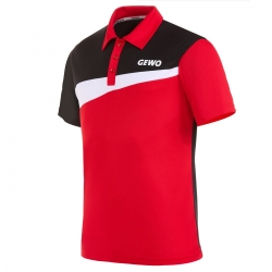 GEWO Poloshirt Fondi III rot/schwarz
