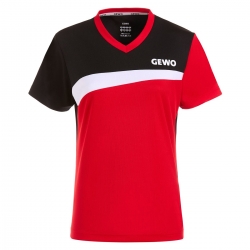 GEWO Lady Shirt Fondi III rot/schwarz