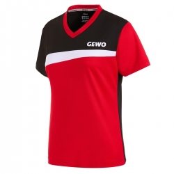 GEWO Lady Shirt Fondi III rot/schwarz