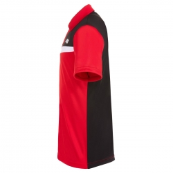 GEWO Poloshirt Fondi Baumwolle III rot/schwarz