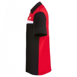 GEWO Poloshirt Fondi Baumwolle IV schwarz/rot