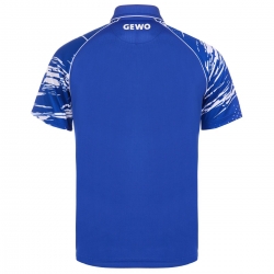 GEWO Poloshirt Marmo I blau/weiß