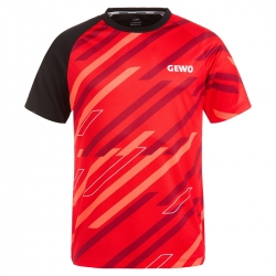 GEWO T-Shirt Ponza I rot/schwarz