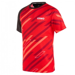 GEWO T-Shirt Ponza I rot/schwarz