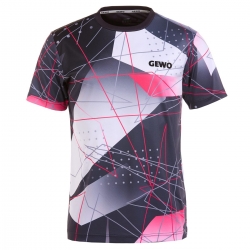 GEWO T-Shirt Lugo I schwarz/pink