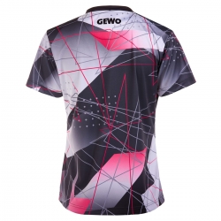 GEWO Lady Shirt Lugo schwarz/pink