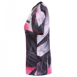 GEWO Lady Shirt Lugo schwarz/pink