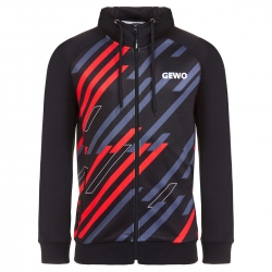 GEWO Hoodie Ponza I schwarz/rot