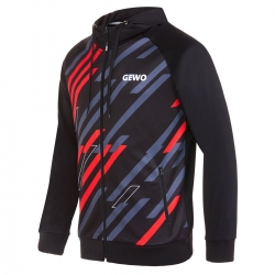 GEWO Hoodie Ponza I schwarz/rot