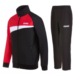 GEWO Trainingsanzug Fondi I schwarz/rot